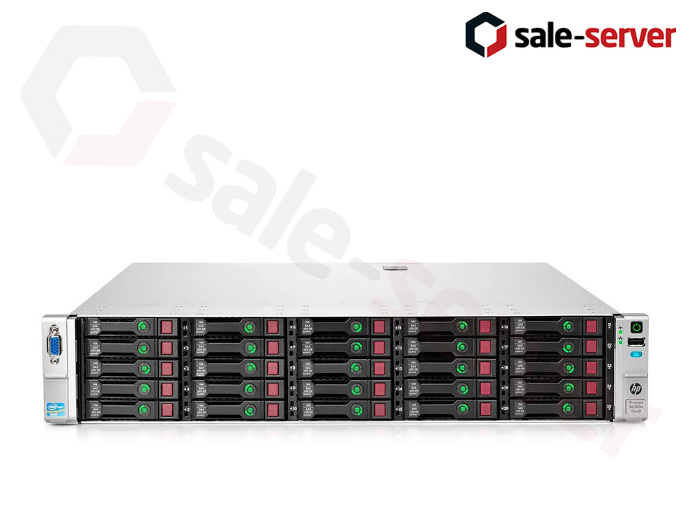 HP ProLiant DL380e Gen8 25xSFF / 2 x E5-2430 v2 / 4 x 8GB / P420 1GB / 750W